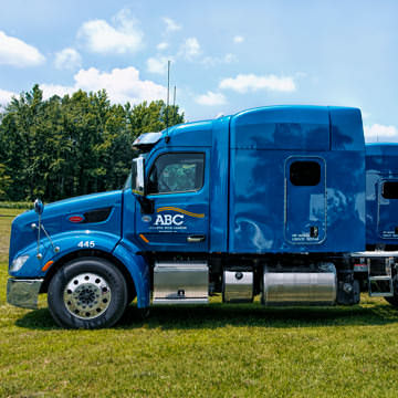 Blue ABC Truck Profile