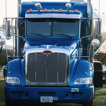 front view of award winning ABC truck